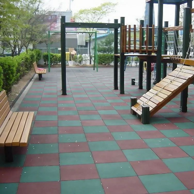 Rubber Interlocking Tiles Outdoor